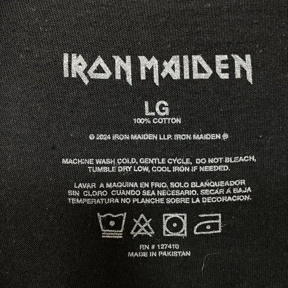 Iron Maiden The Future Past Tour '23 Circle Art T-Shirt Large - Picture 4 of 4